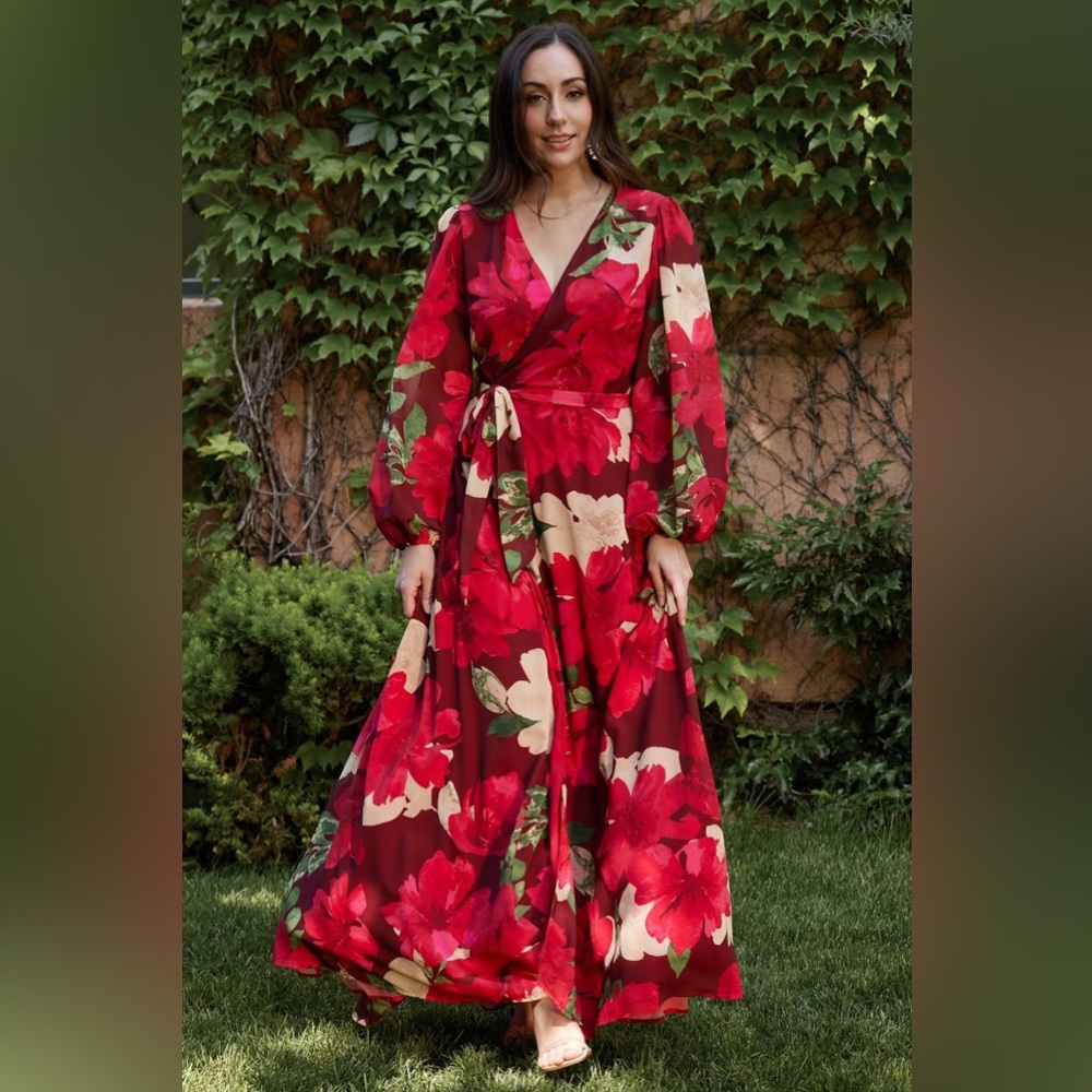 BALTIC BORN Katinka Wrap Maxi Dress